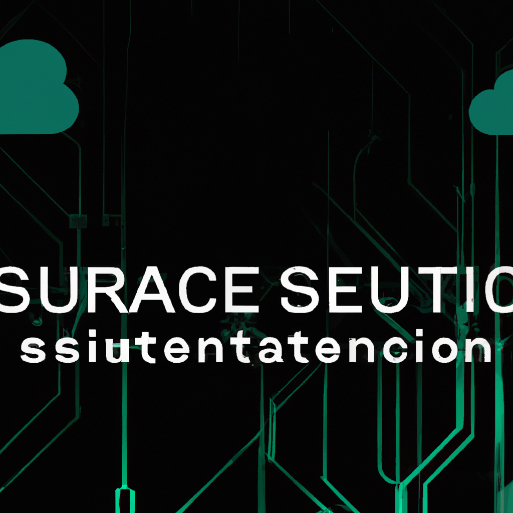 Secure cloud infrastructure for enterprise IT with protected data centers, secure connections, and advanced monitoring systems. No text should be included in the image. Style: Cyberpunk, Theme: Technology